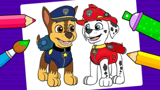 Paw Patrol - Coloring Book For Kids game cover