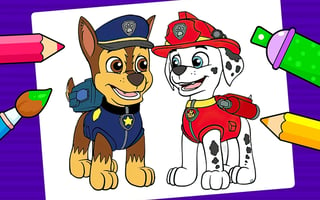 Paw Patrol - Coloring Book For Kids game cover