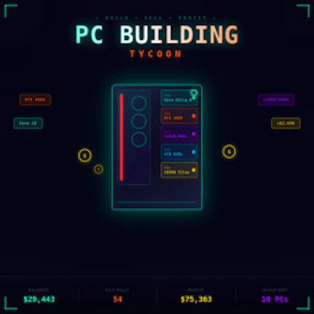 Pc Building Tycoon game thumbnail