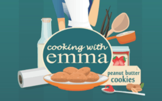 Peanut Butter Cookies - Cooking with Emma