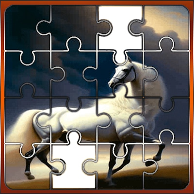 Pegasus Jigsaw Scramble By Gamepix