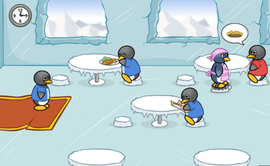 Penguin Diner - Play Penguin Diner on Kevin Games
