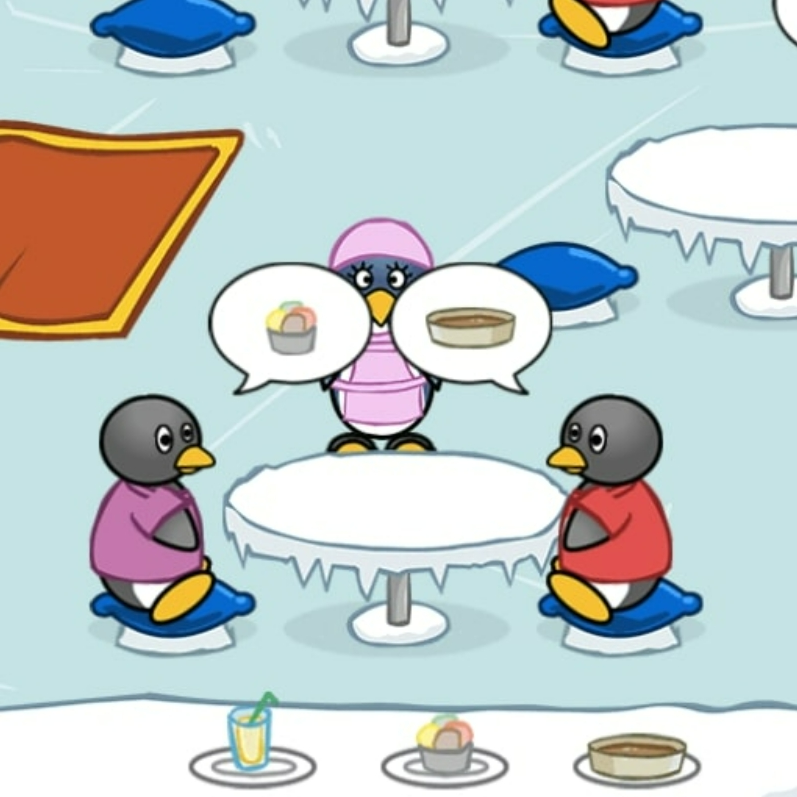 Penguin Diner 2 (Flash Game) Gameplay 