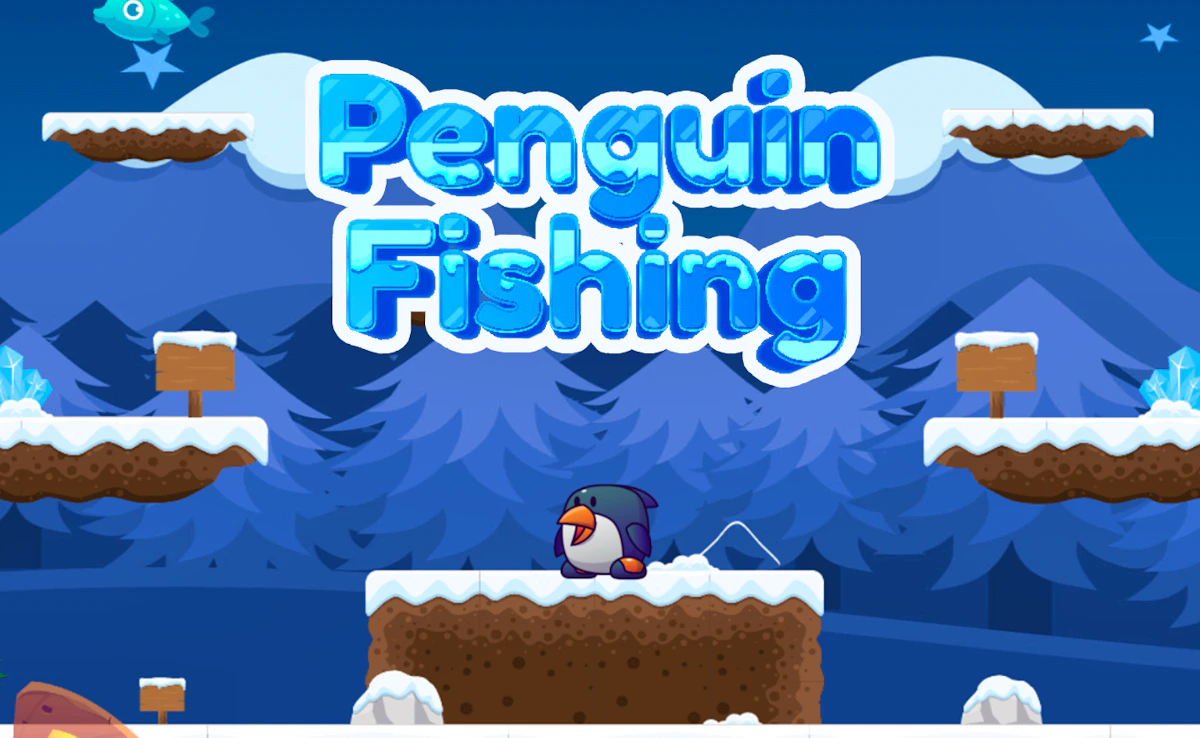 Play Penguin Fishing — free online Arcade game