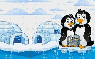 Penguins Jigsaw game cover