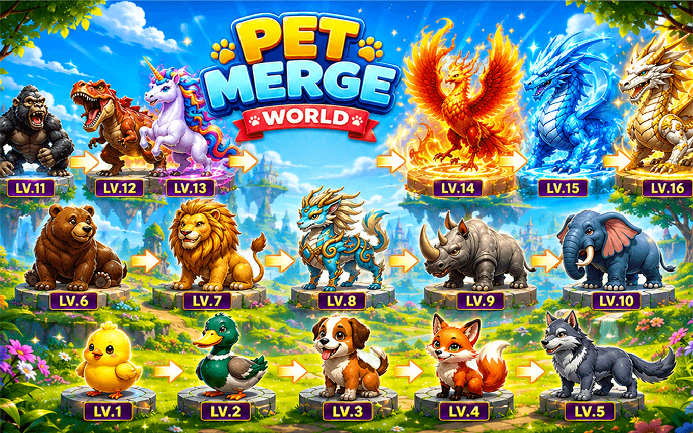 Pet Merge World