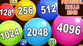 Physical Balls 2048 game cover