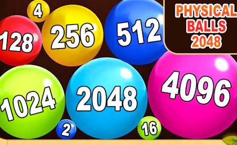Physical Balls 2048 game thumbnail