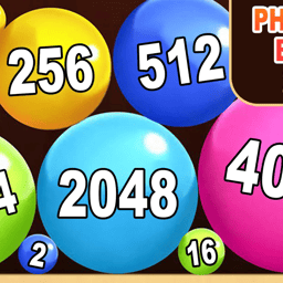 Physical Balls 2048 Online puzzle Games on taptohit.com