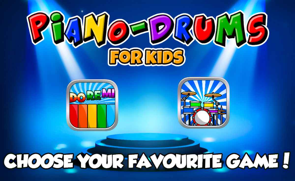 Play Piano and Drum for Kids — free online Junior game
