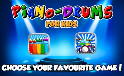 Piano and Drum for Kids game
