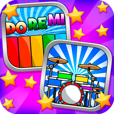 Piano and Drum for Kids By Gamepix