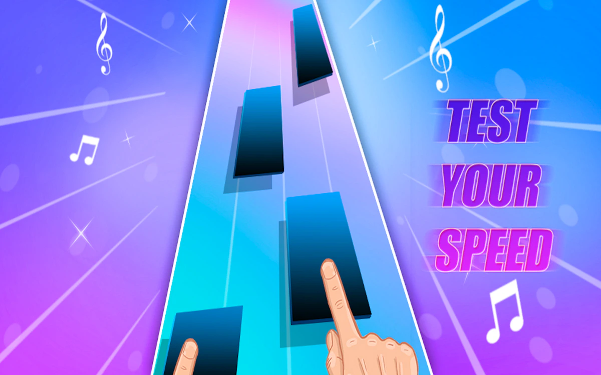 Play Piano Music Tiles Deluxe — free online Arcade game