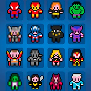 Pictures by Numbers - Superheroes Thumbnail