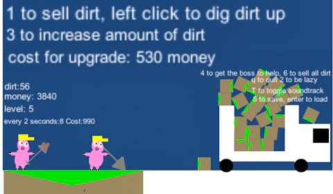 Pig Dirt Worker game thumbnail