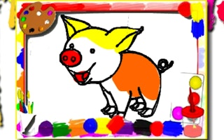 Pigs Coloring Book game cover