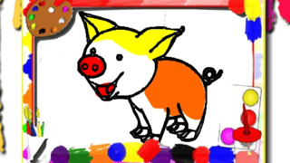 Pigs Coloring Book