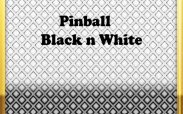 Pinball Black N White