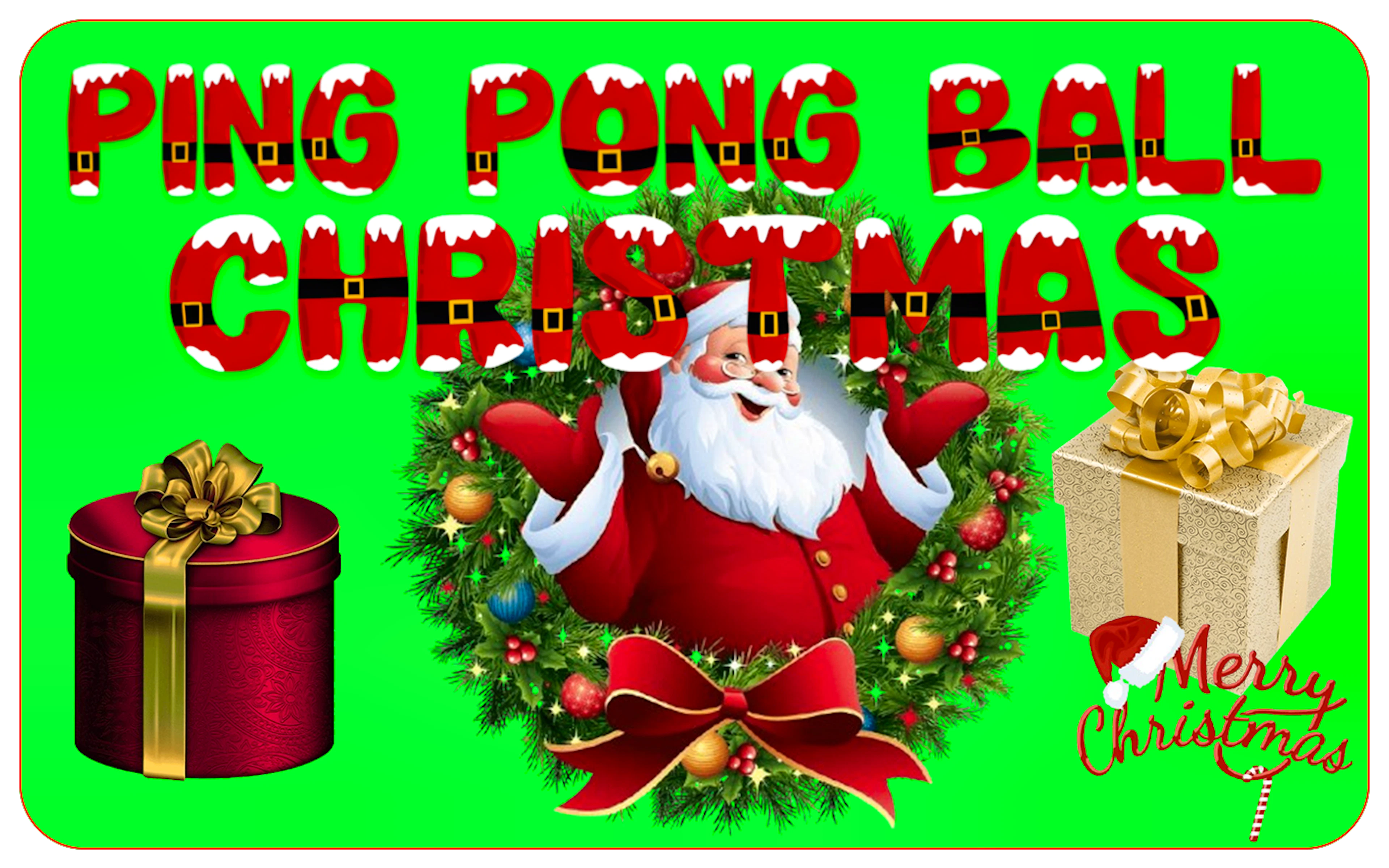 Ping Pong Ball Christmas