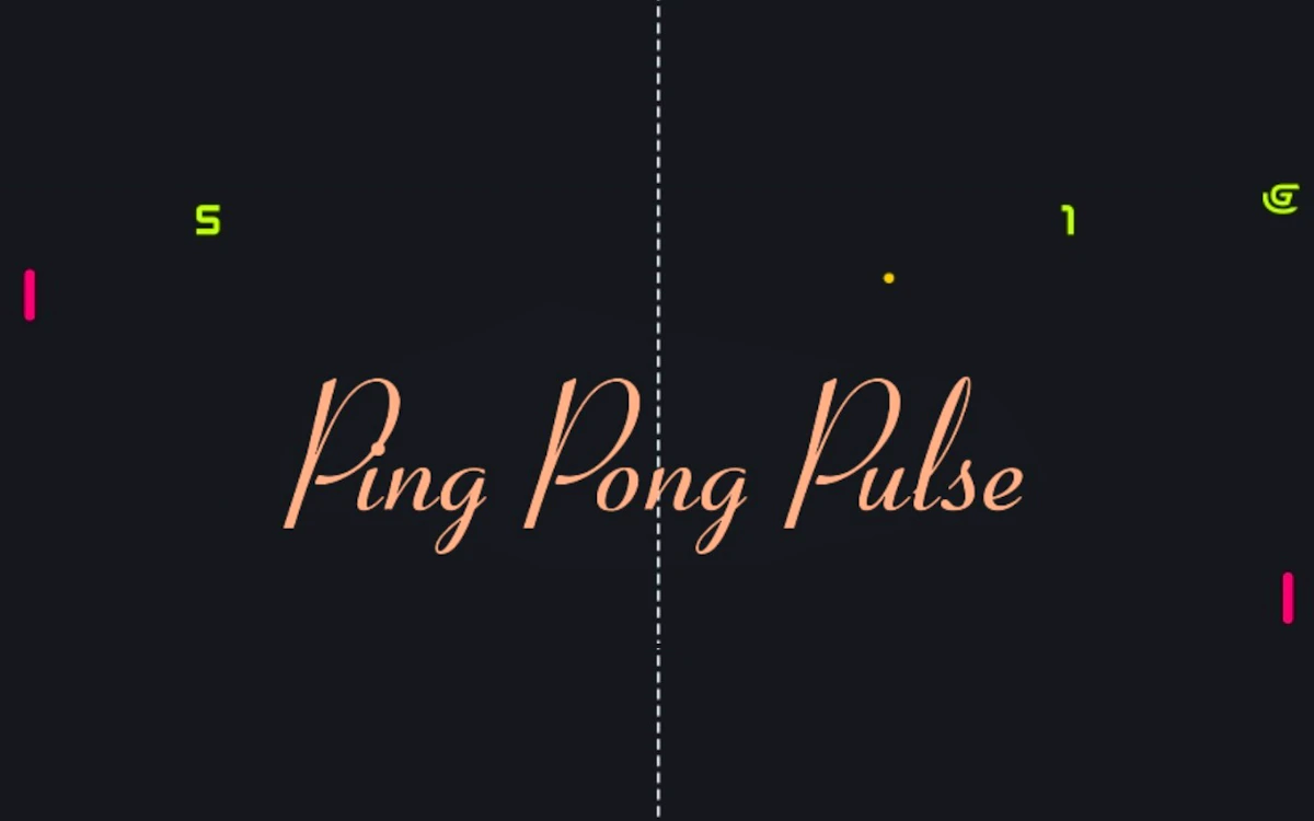 Play Ping Pong Pulse — free online Two Player game