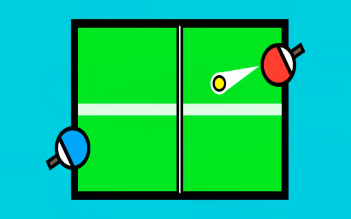 Play Ping Pong Tennis Table 2D — free online Ball game