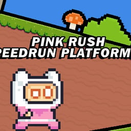 Pink Rush Speedrun Platformer Online adventure Games on taptohit.com