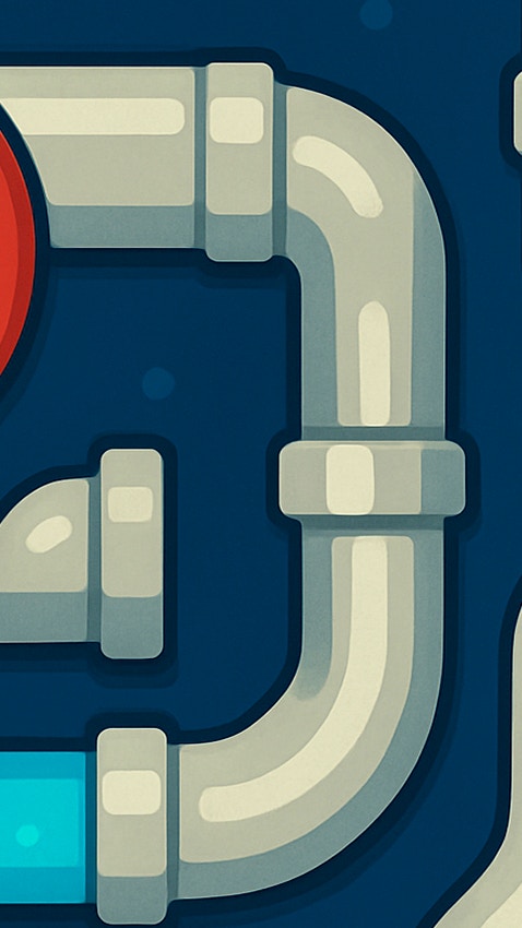 Pipes Flood Puzzle
