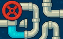 Pipes Flood Puzzle