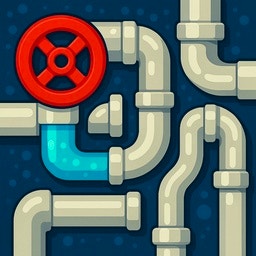 Pipes Flood Puzzle