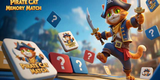 Pirate Cat Memory Match thumbnail