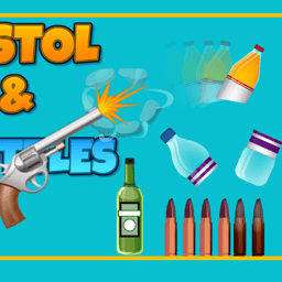 Pistol & Bottles Online strategy Games on taptohit.com