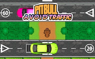 Pit Bull Avoid Traffic