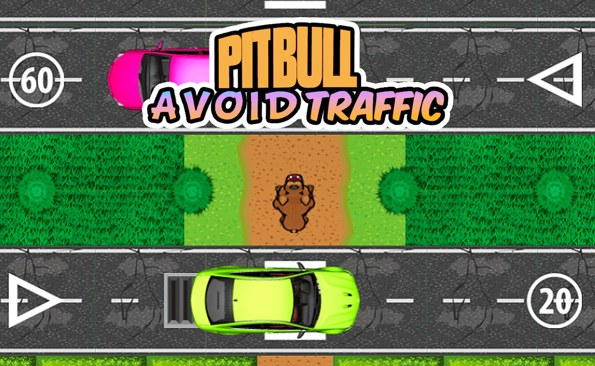 Pit Bull Avoid Traffic game thumbnail