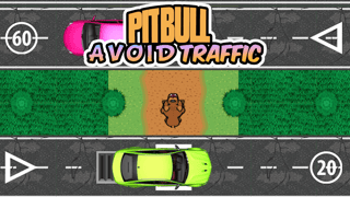 Pit Bull Avoid Traffic