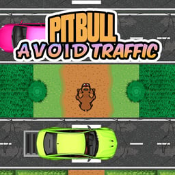 Pit Bull Avoid Traffic Online arcade Games on taptohit.com