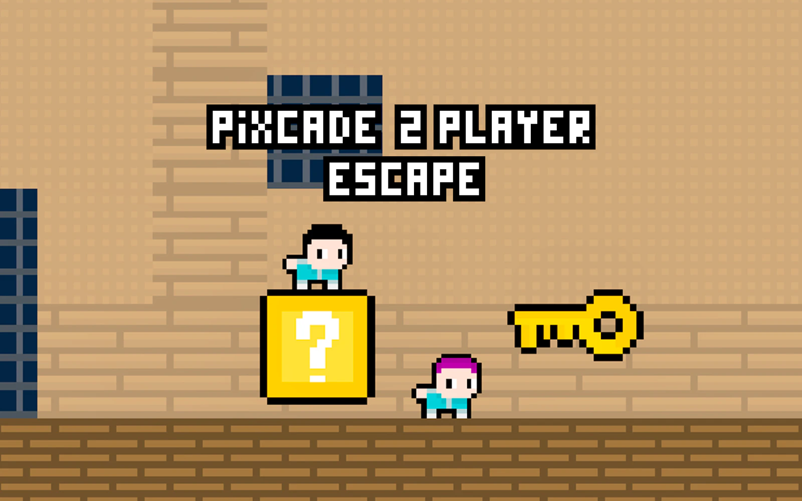 Pixcade 2 Player Escape — free online two player game on Glaze Games