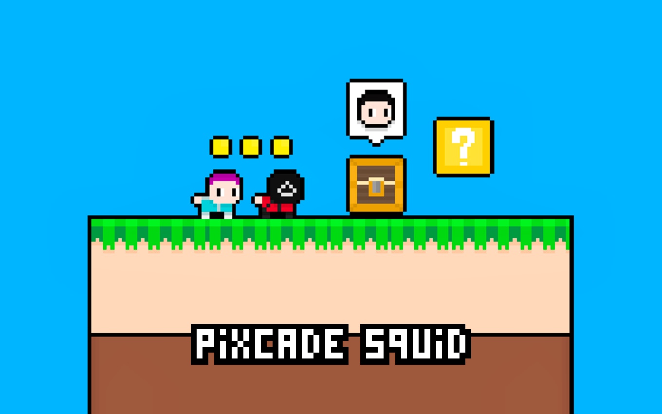 Pixcade Squid