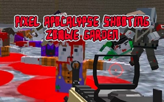 Pixel Apocalypse Shooting Zombie Garden game cover