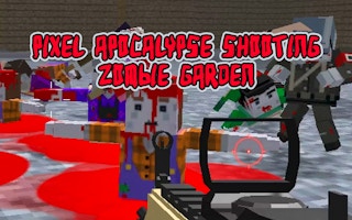 Pixel Apocalypse Shooting Zombie Garden game cover