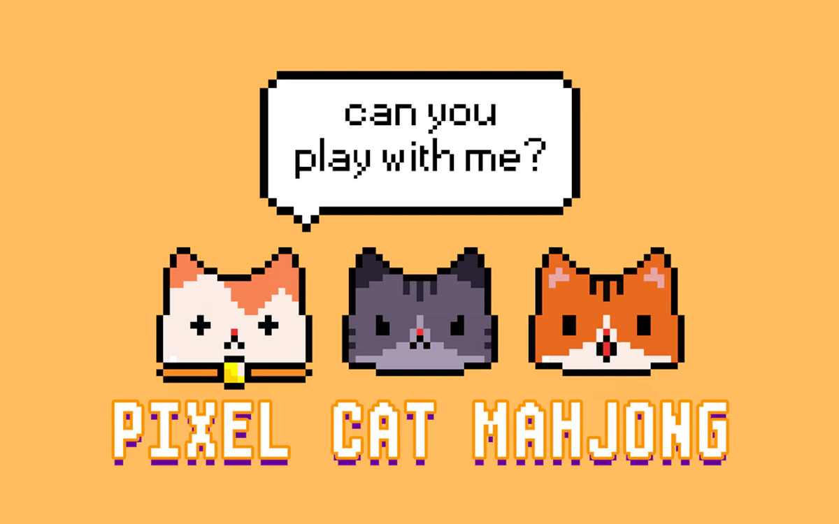 Pixel Cat Mahjong 🕹️ Play Now on GamePix