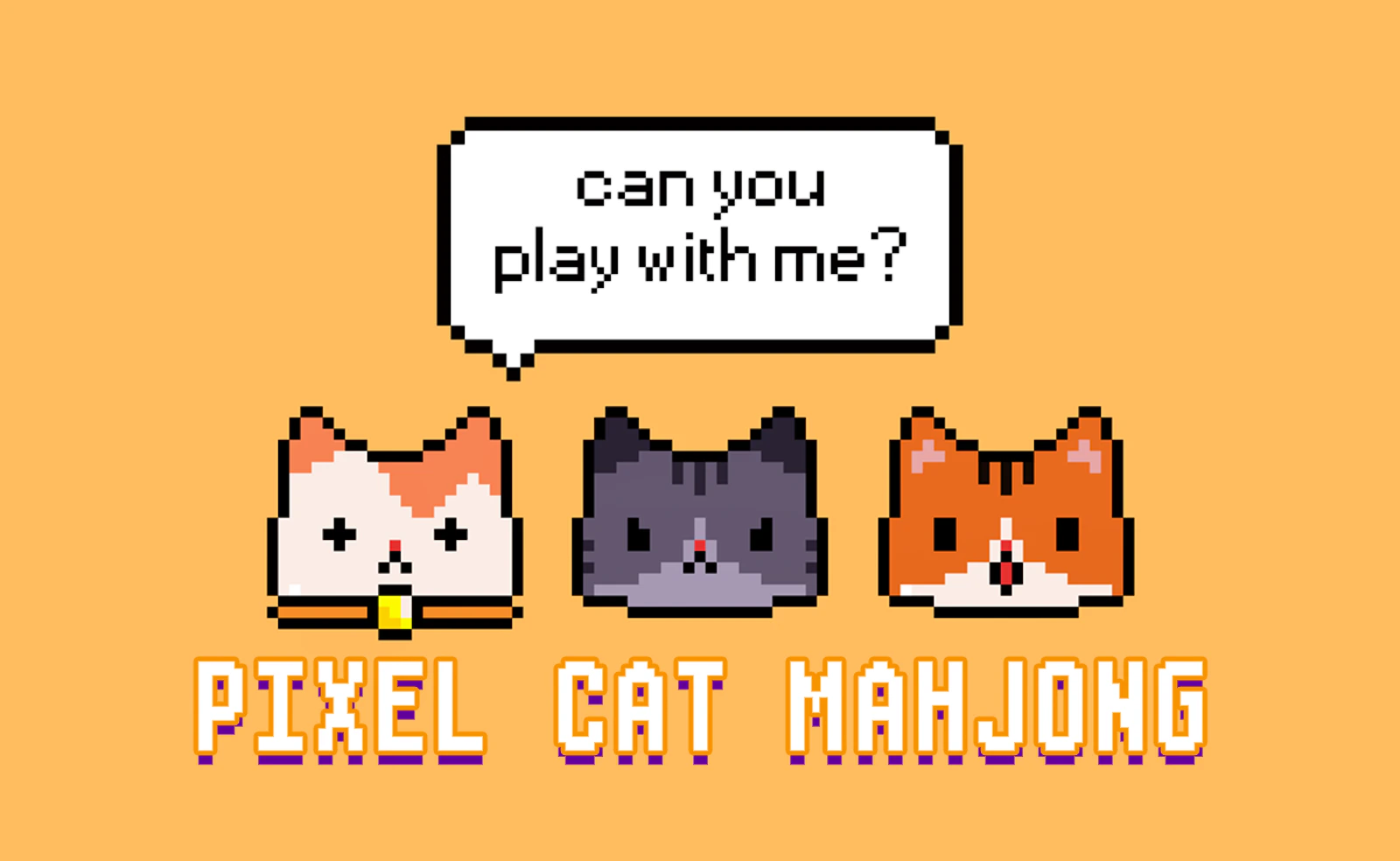 Pixel Cat Mahjong — free online classic game on Glaze Games