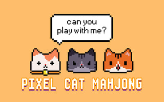 Pixel Cat Mahjong game cover