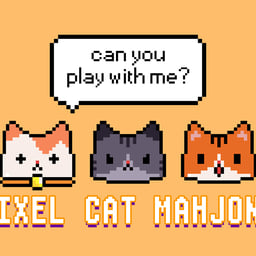 Pixel Cat Mahjong Online classics Games on taptohit.com
