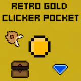 Retro Gold Clicker Pocket