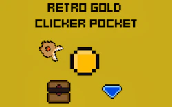 Retro Gold Clicker Pocket