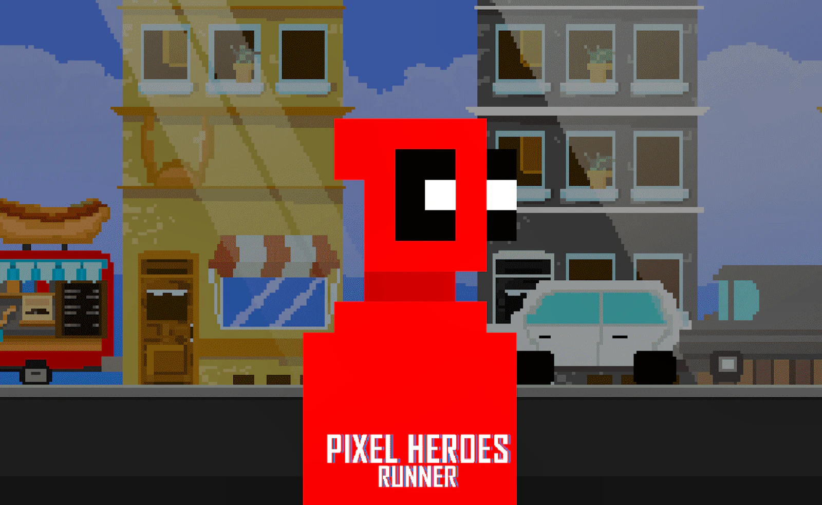 Pixel Heroes Runner — free online arcade game on Glaze Games