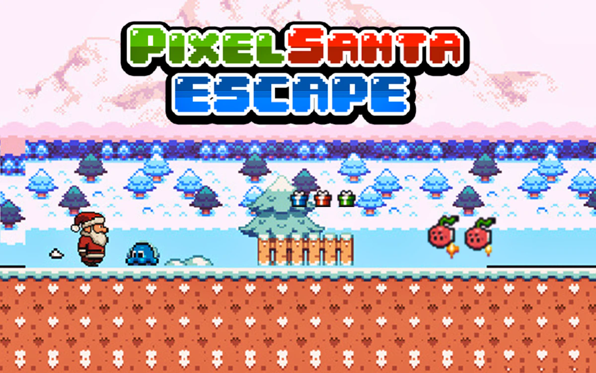 Play Pixel Santa Escape — free online Christmas game