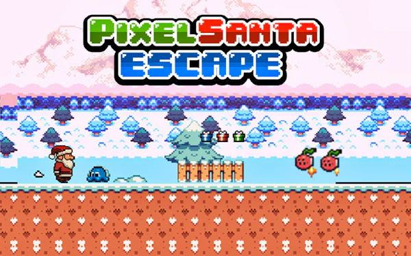 Pixel Santa Escape