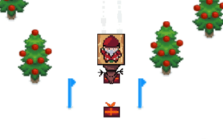 Pixel Santa Rush game cover