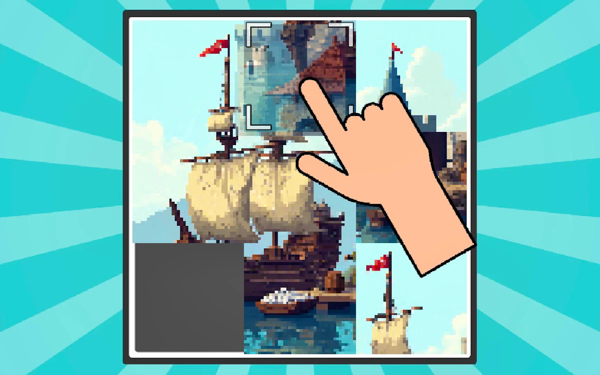 Play Pixel Slide Puzzle — free online Puzzle game